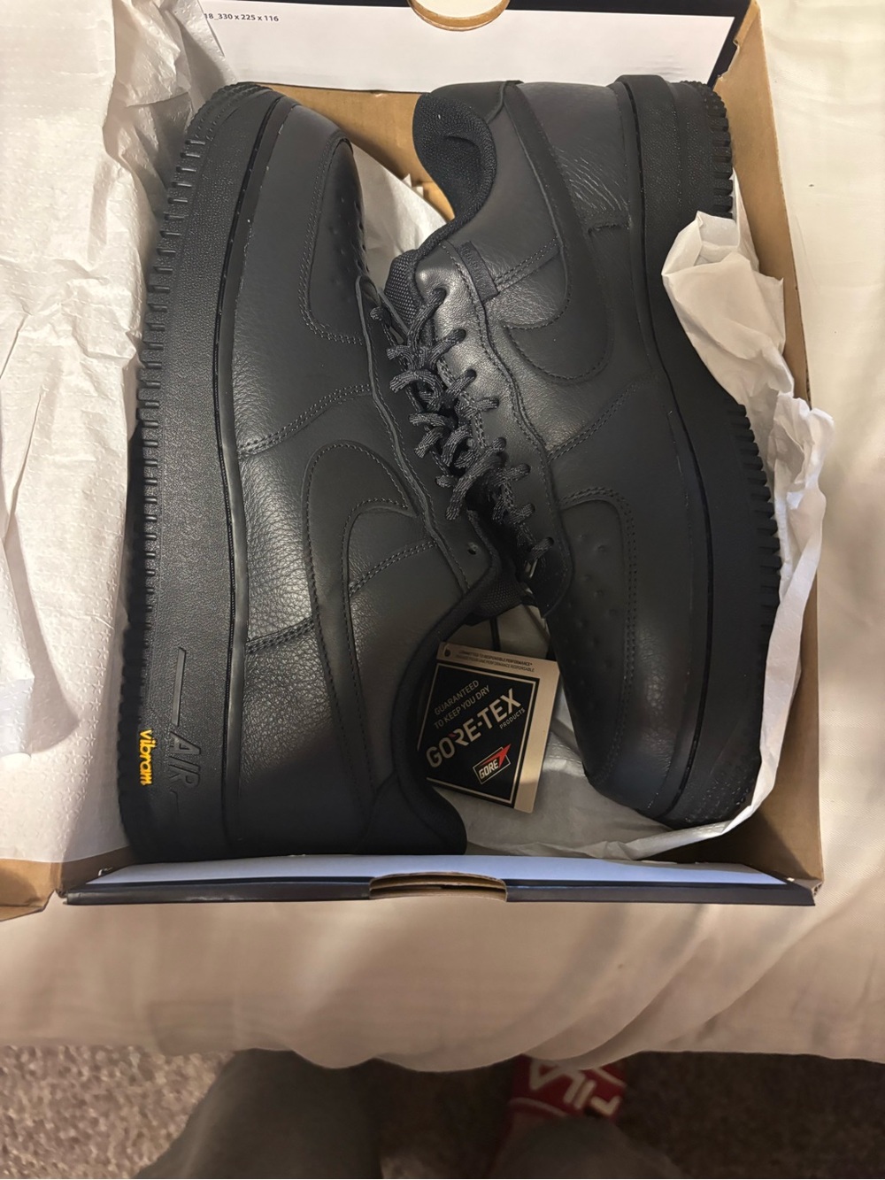 Nike Air Force 1 Gore-Tex All-Black Men’s Sneakers